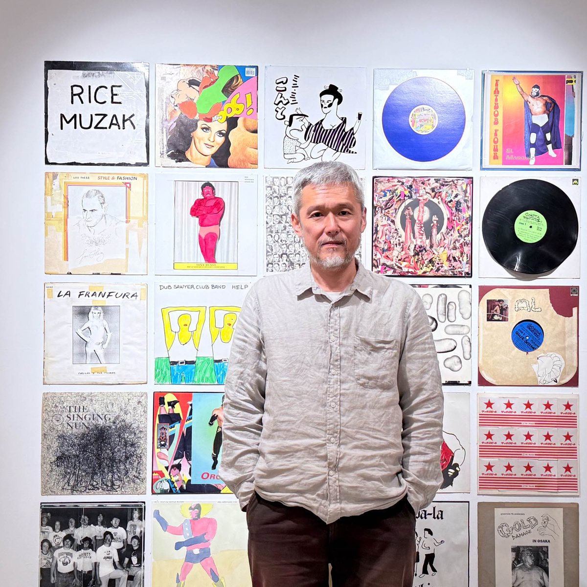 どんな音楽か想像して」五木田智央の“妄想レコードジャケット”の展覧会
