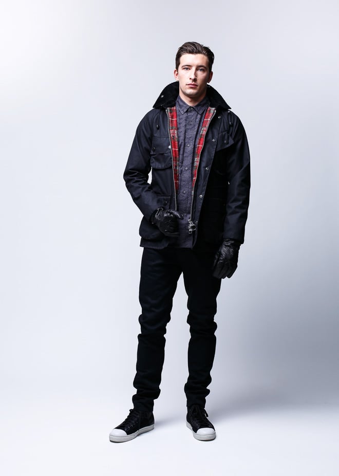 Barbour WhiteMountaineeringワックスラペルジャケット-