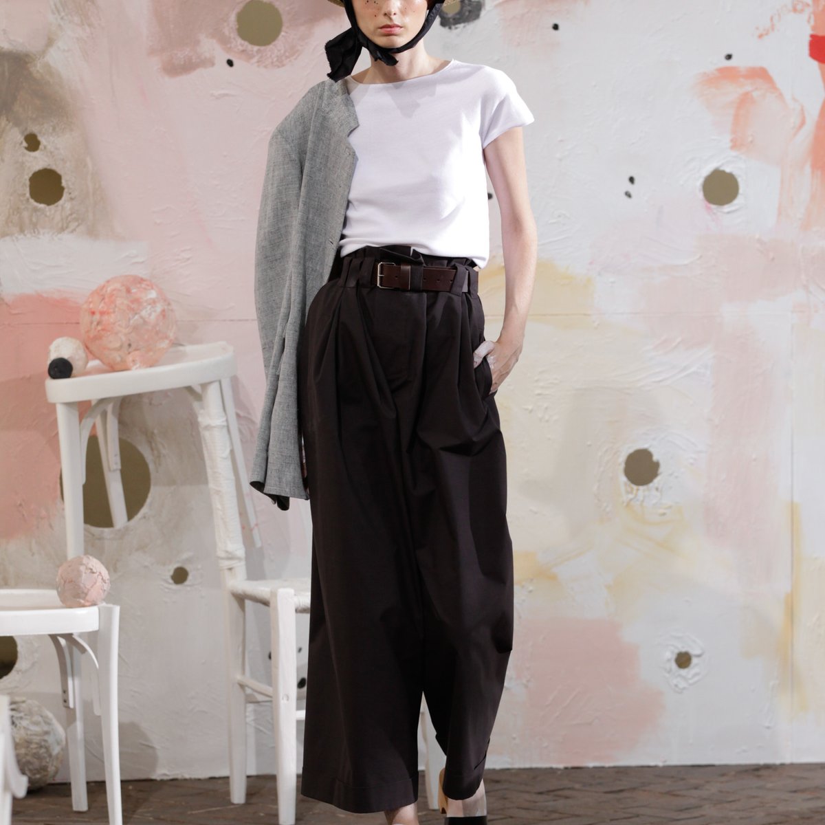 Daniela Gregis Washed Cotton ''Camicia'' Shirt in Cream