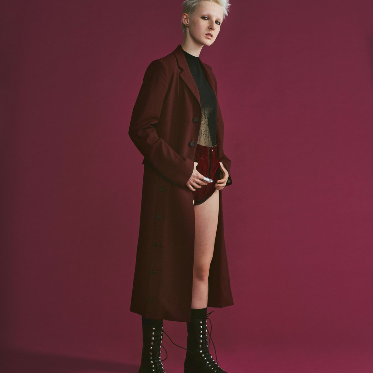 JOHNLAWRENCESULLIVANのトレンチコート 2021AW JOHN LAWRENCE SULLIVAN