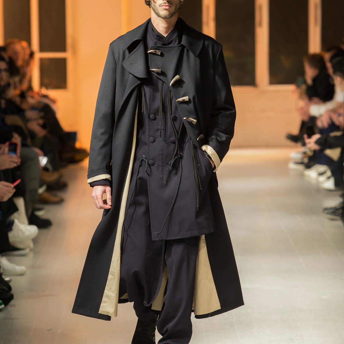 21aw Yohji Yamamoto POUR HOMME サルエルマチ付きP yohji yamamoto - pour homme サルエルマチ付きP・柄 / HX-P52-423