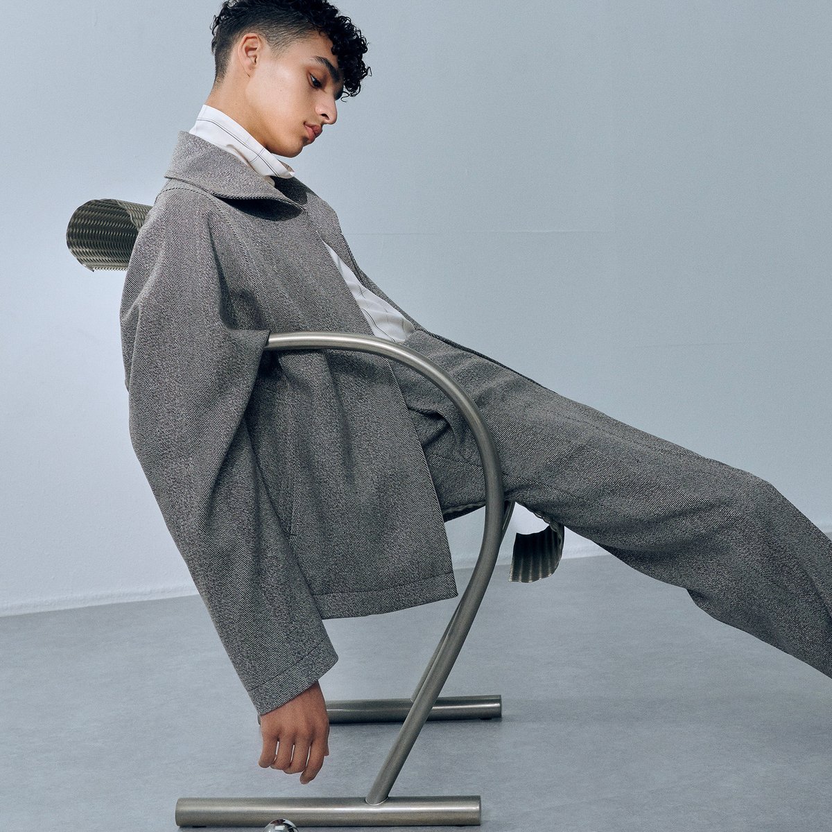 イレニサ　Irenisa IRENISA(イレニサ) 21AW オーバーコート IH-21FW-C005 ブラック