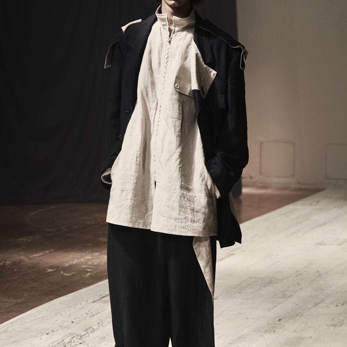 Yohji Yamamoto POUR HOMME 2022年春夏コレクション