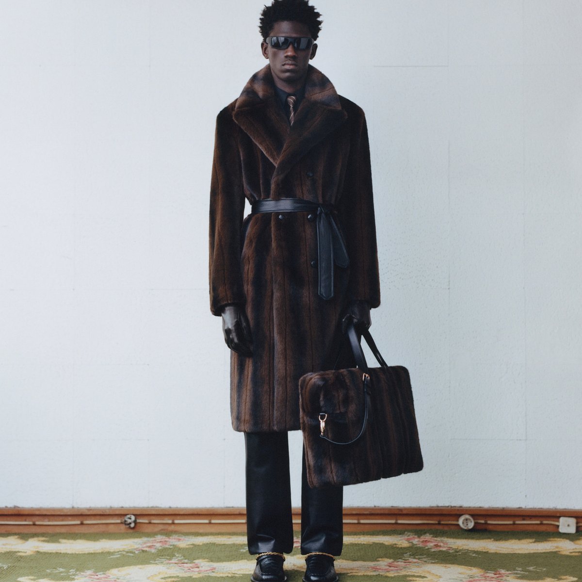 ERNEST W.BAKER マフラー　22aw ERNEST W. BAKER 22AW マフラー