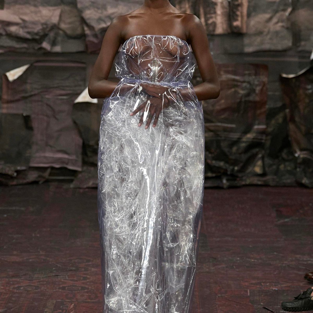 maison martin margiela ドレス Maison Margiela 'Artisanal' 2025 Collection | パリ | 画像49枚