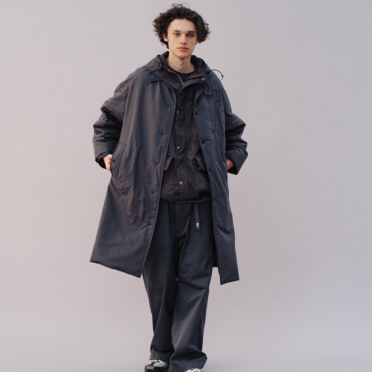 極美品The North Face Purple Label 黒 トレンチコート THE NORTH FACE PURPLE LABEL 2025年秋冬コレクション | 画像31