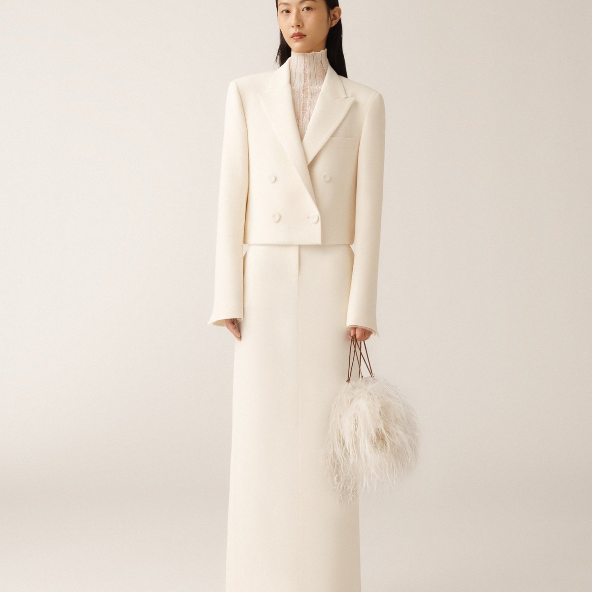 価格見直し　FABIANA FILIPPI ホワイト ジャケット レディース オーバーサイズ＆タイトフィット ブレザー | Fabiana Filippi®