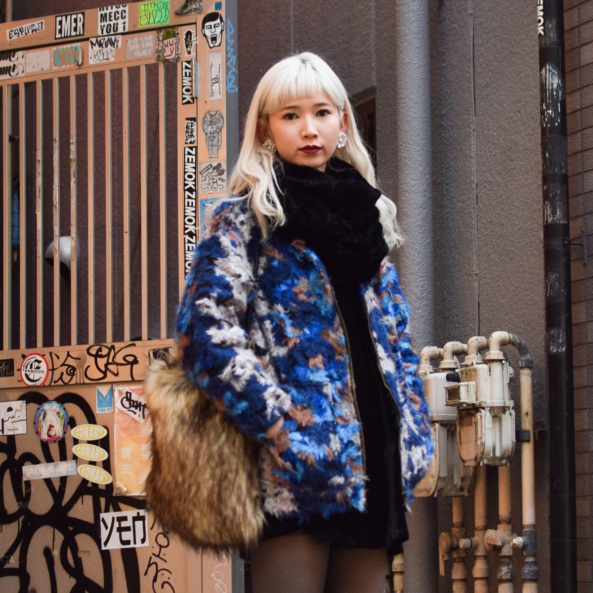 Street Style - 原宿 - 岡本 咲希さん - 2018年03月19日撮影 - FASHIONSNAP
