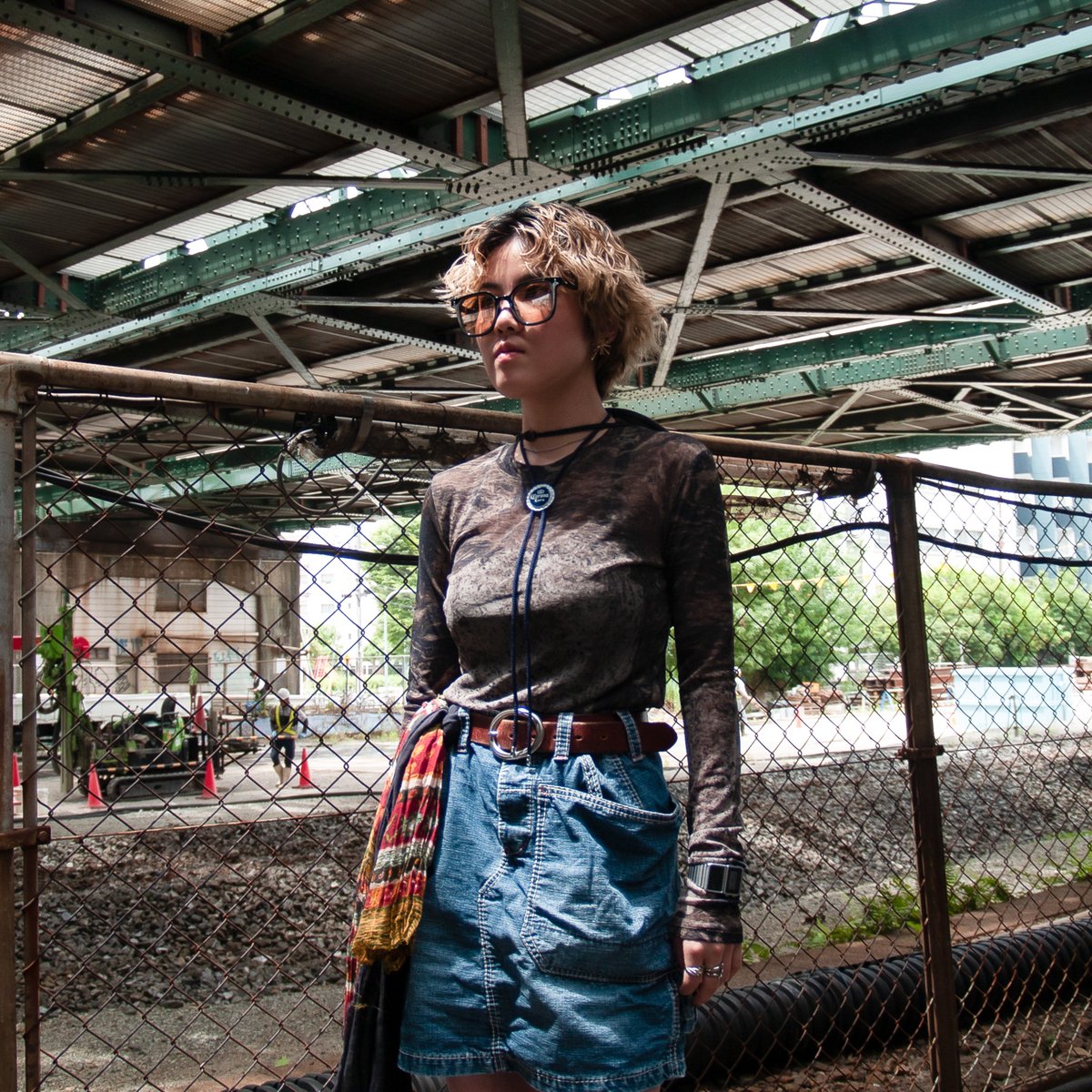 初版　帯付き　TOKYO FASHION STORY Street Style - 東京 - 詩羽さん - 2022年09月03日撮影
