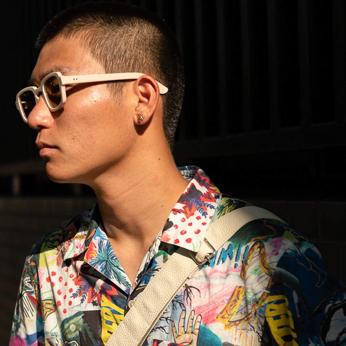 STREET コンテンポラリーファッション7 COLIMBO(コリンボ) BALD HILL OPEN COLAR SHIRTS-OMBRE CHECK