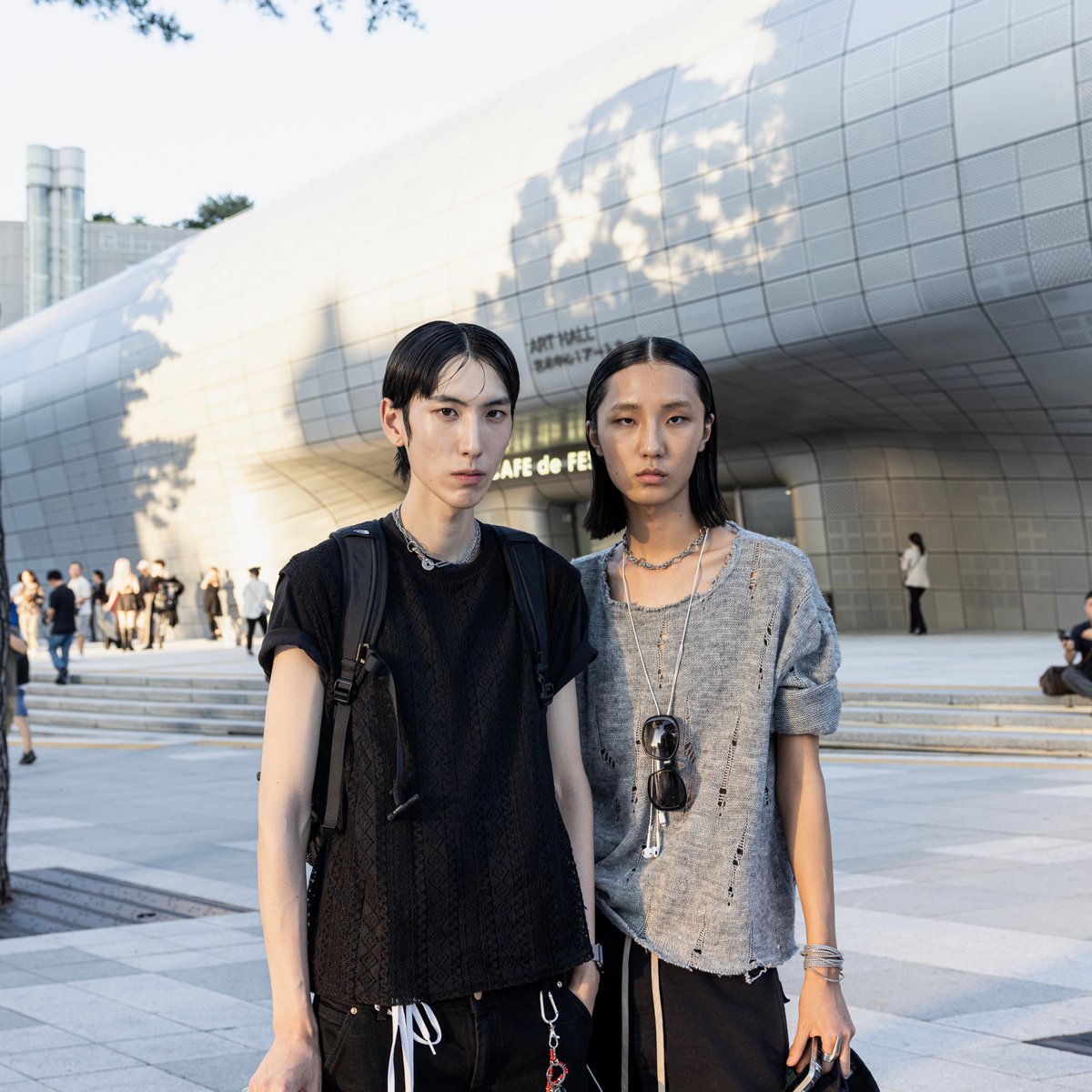 Street Style - ソウル - Wonjin Lee/ Jiwoo Bangさん - 2023年
