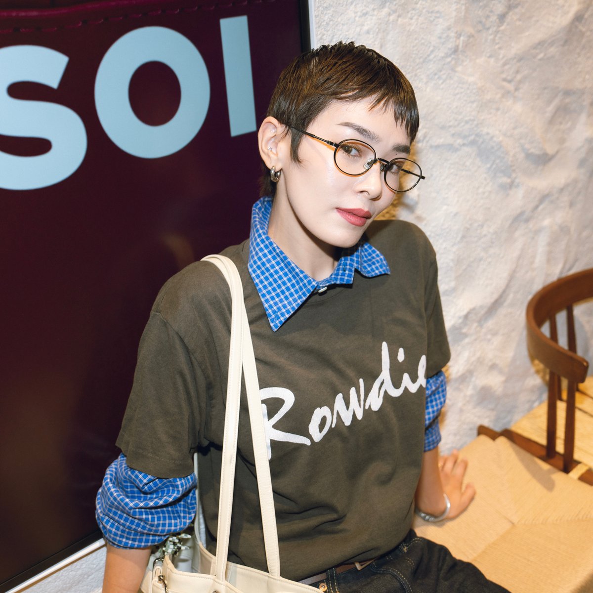 2025 トリーバーチ　キャットプリントTシャツ 　畠山千明さん着用