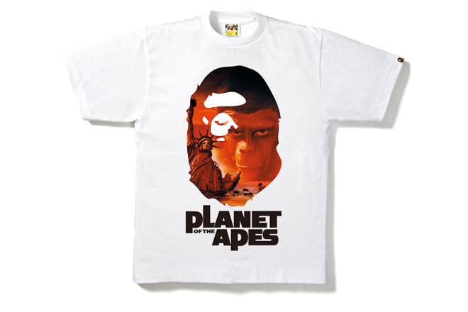 A BATHING APE(R)が映画「猿の惑星」とのコラボアイテムを発売