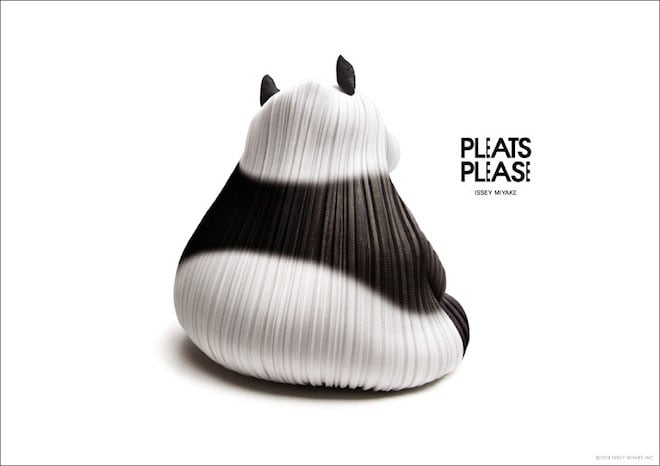 プリーツ プリーズ イッセイ ミヤケ新ヴィジュアルは「アニマルズ