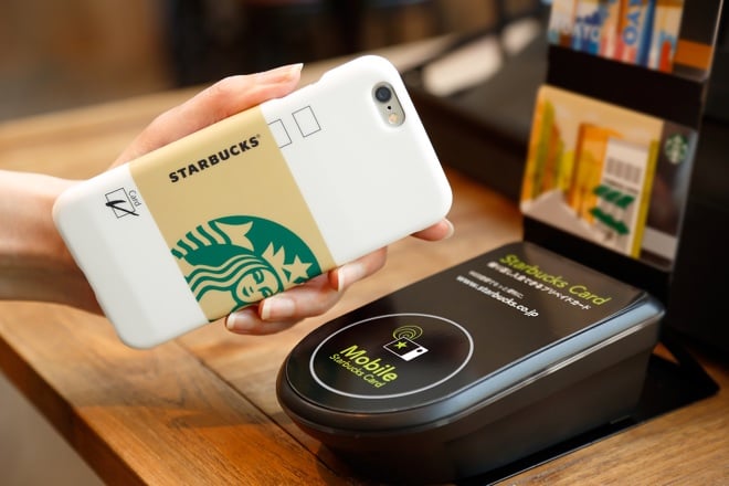 STARBUCKS コーヒーカップ型カードケース スタバカードがiPhoneケースに 第一弾デザインはテイクアウト用の