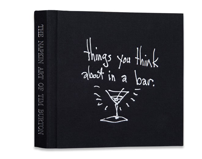 ティム・バートン 画集 ナプキンアート ティム・バートンのナプキンアートが画集に 12月発売