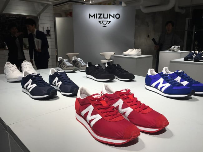 ミズノから「Mライン」デビュー 70〜80年代のシューズをリモデル