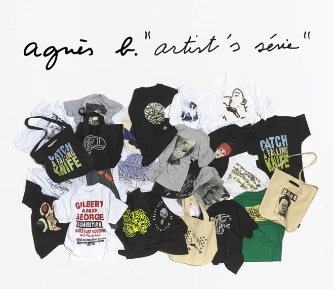 Agnes b、アーティストとコラボしたオブジェ 40周年アニエスベー、アーティストコラボTとバッグ発売