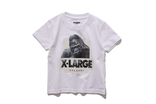 XLARGE、イケメンゴリラ「シャバーニ」とのコラボレーションTシャツ発売
