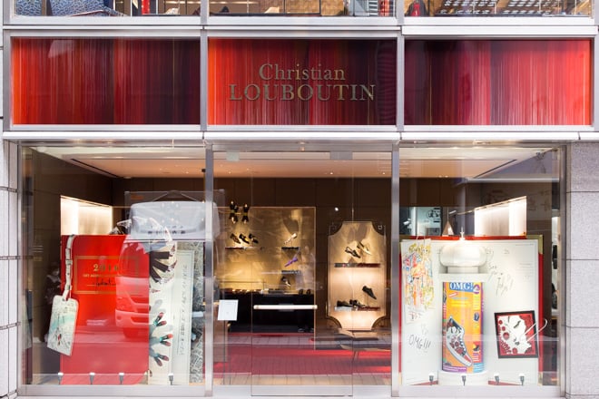 クリスチャン ルブタン 銀座店 限定カラー クリスチャン ルブタンが日本文化にオマージュ 銀座に日本初のメンズ