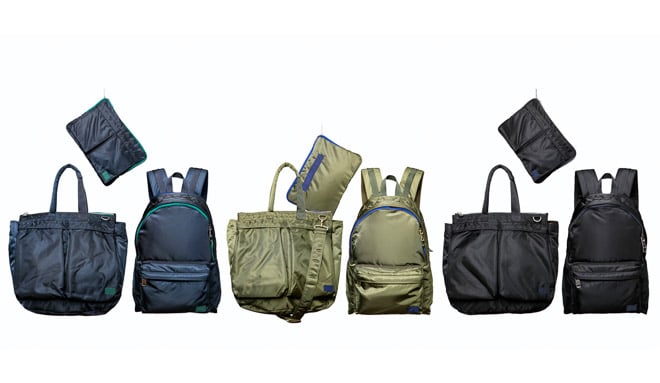 サカイ×ポーター」機能性に優れた異素材バッグ3型発売