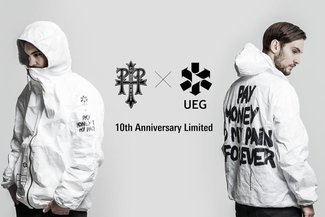 UEG Pay money To my Pain ウィンドランナー PTP L ロックバンドPay money To my Painと「UEG」がコラボウィンドランナー発売