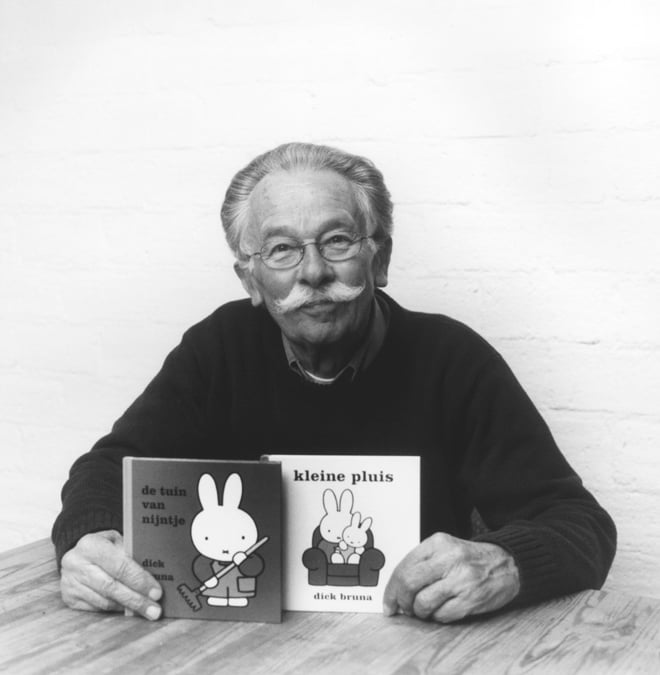 ポスター ディック ブルーナ Dick Bruna ミッフィー作者 激レア