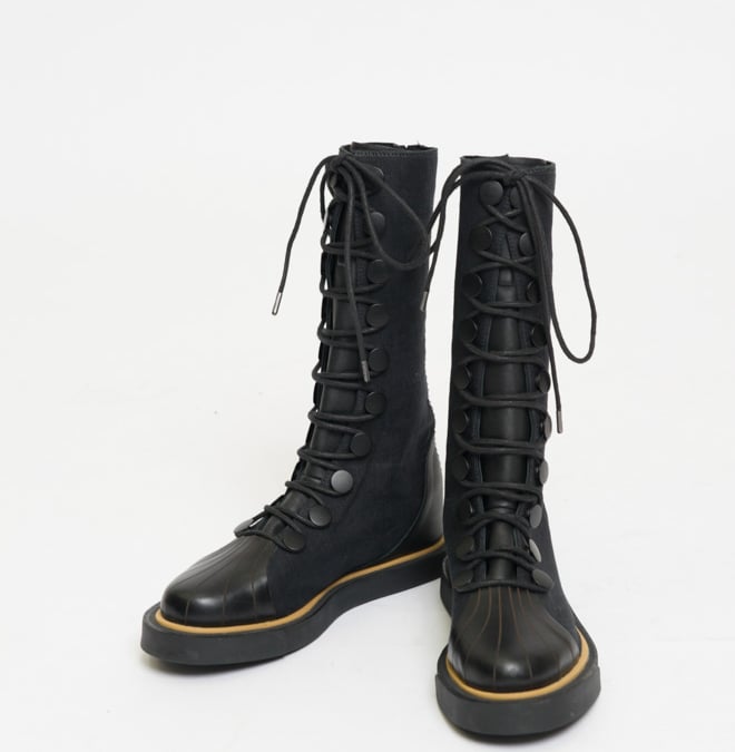 希少ヨウジヤマモトYohjiレインブーツフェスレースアップロングブーツ長靴 yy_80s_punk_boots-20150203_001.jpg