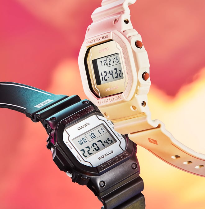 2438.G-SHOCK×PIGALLEジーショック ×ピガール 箱付き G-SHOCK × PIGALLE ジーショック×ピガール 限定コラボモデル