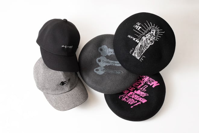 CA4LA」アンディ・ウォーホルのアートを落とし込んだキャップとベレー