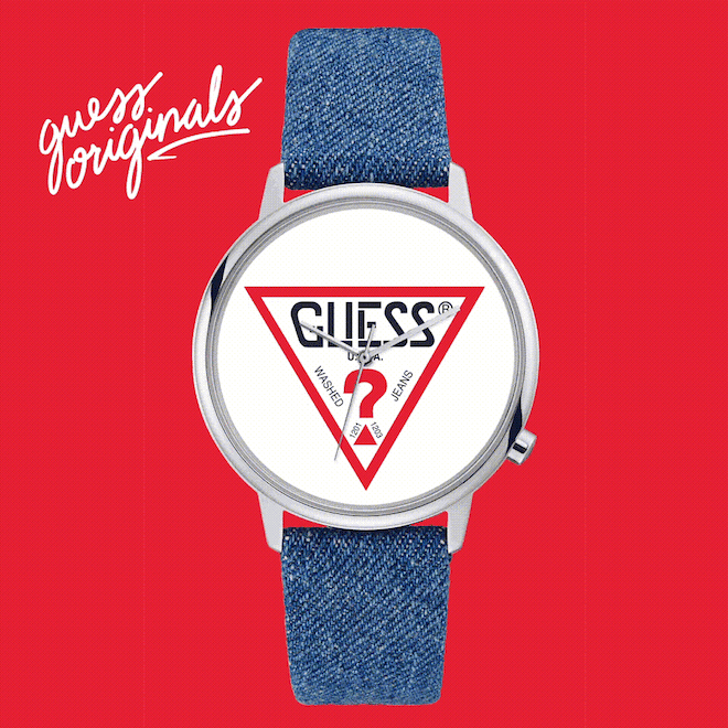GUESS ゴールド アナログ腕時計 20周年記念モデル GUESS 20周年ゴールド 腕時計