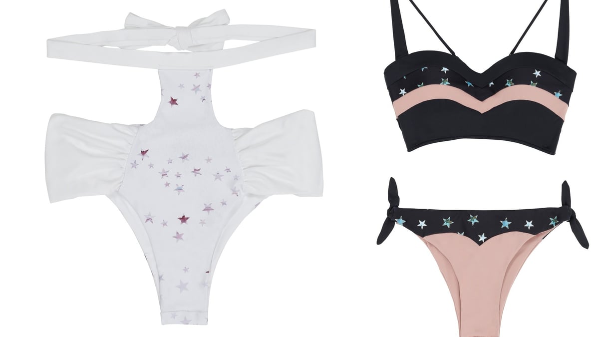 アリシアスタン　定番！リーフ柄ビキニトップ　山中美智子テラハ　Mサイズ　水着 alexia stam 山中美智子 ビキニトップ - メルカリ