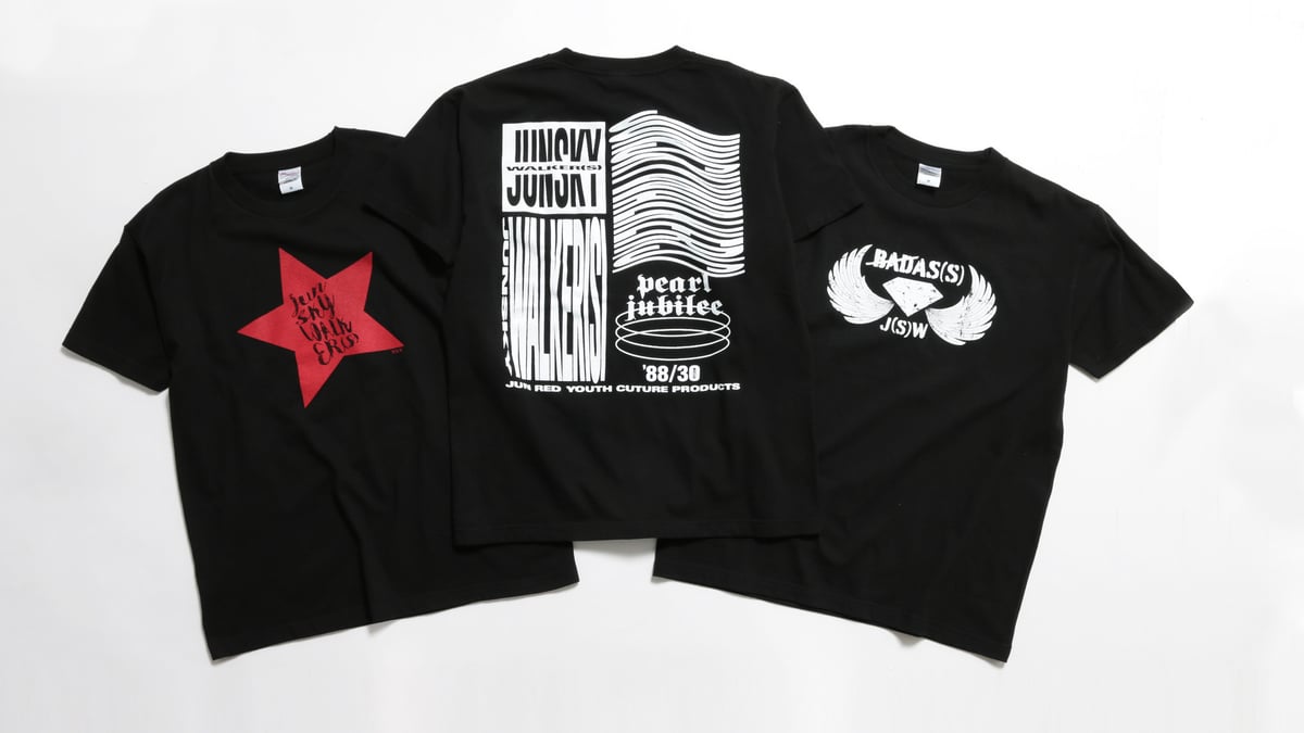 ロックバンド ジュンスカの公式Tシャツを「ジュンレッド」が製作