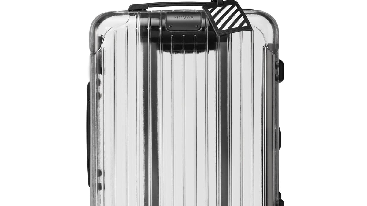 リモワ×オフ-ホワイト、透明のスーツケースを製作