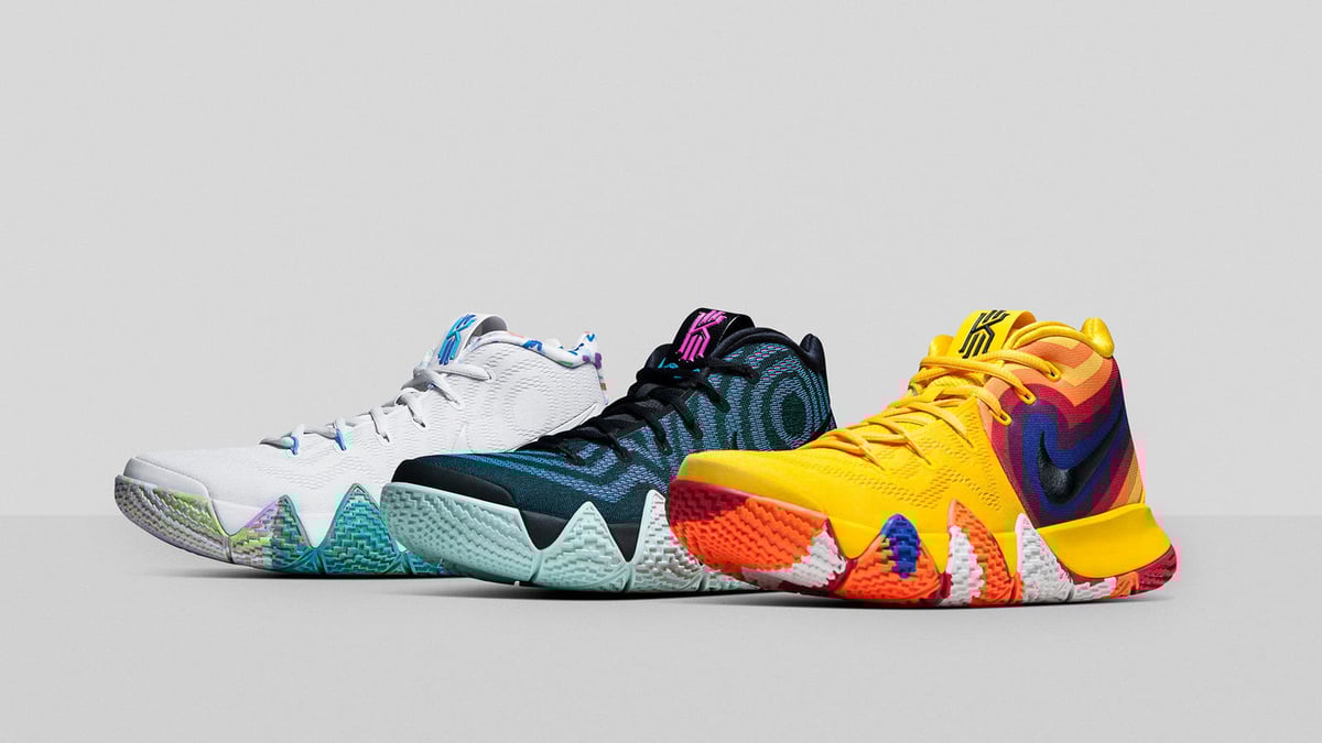 NIKE kyrie4 ナイキ　カイリー4 decades pack 80s ナイキ「カイリー 4」70〜90年代の3モデルを融合した新作登場