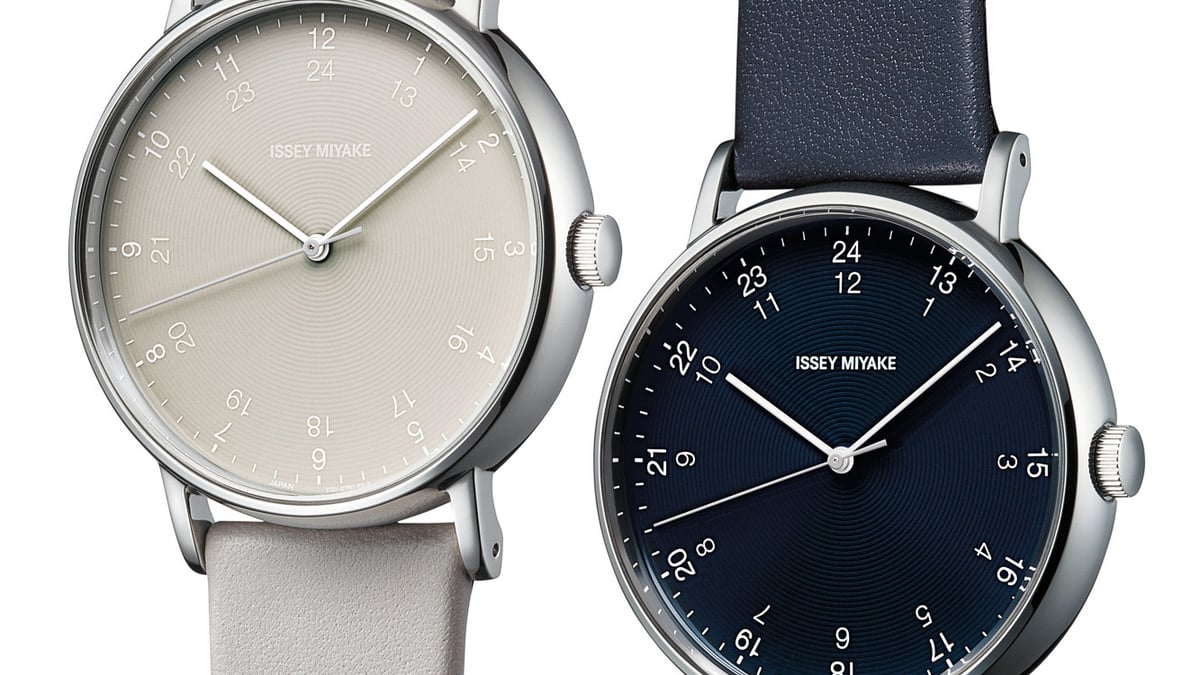 朝と真夜中、イッセイ ミヤケ ウオッチから