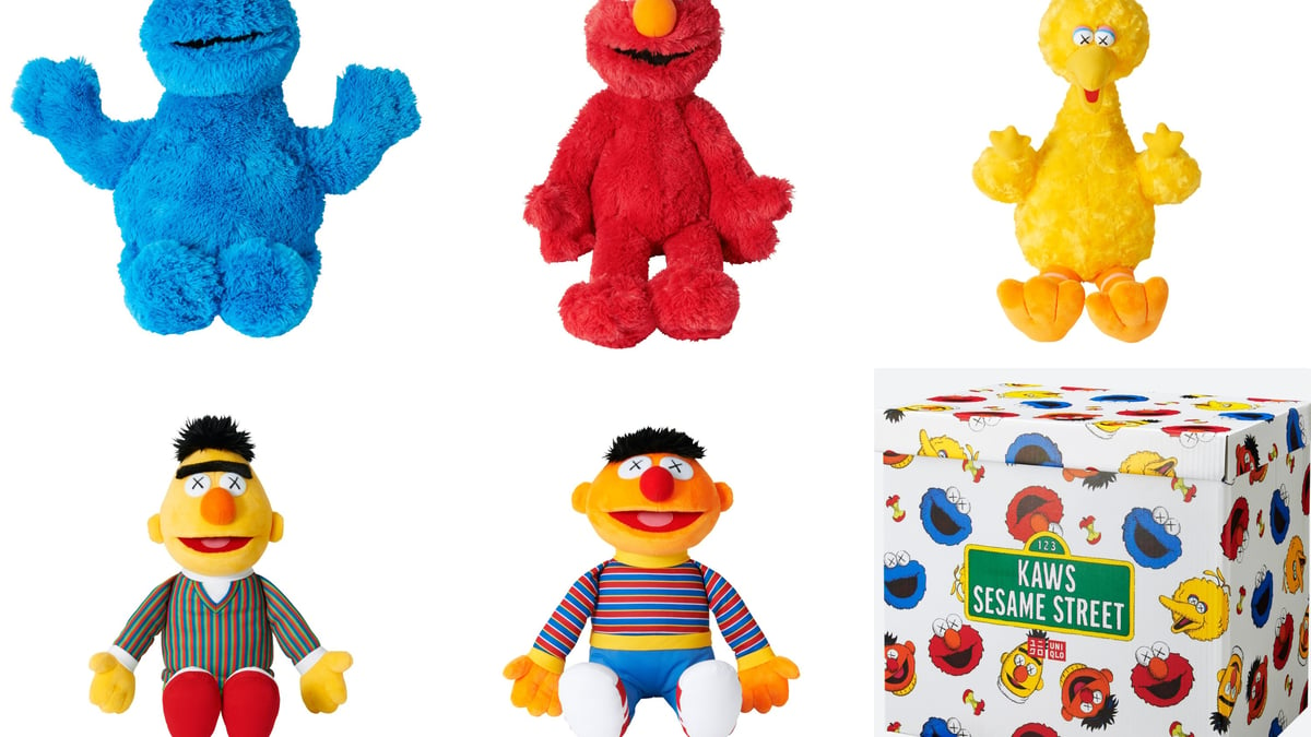 SEAL限定商品 Kaws sesame street アーニーとバート セサミストリート 