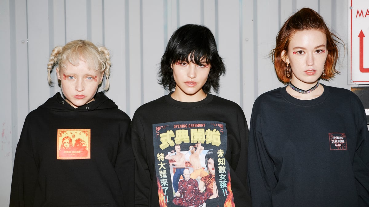 OPENING CEREMONY × XLARGE × X-girlコラボロンT