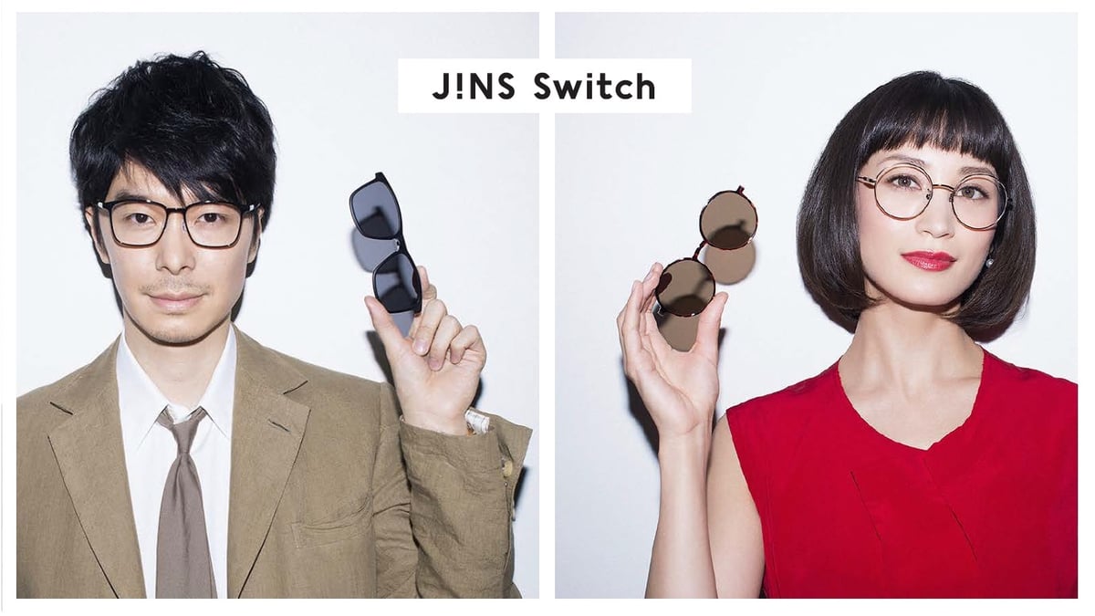 ジンズ」新CMに長谷川博己と黒田エイミを起用、KIGIがアート