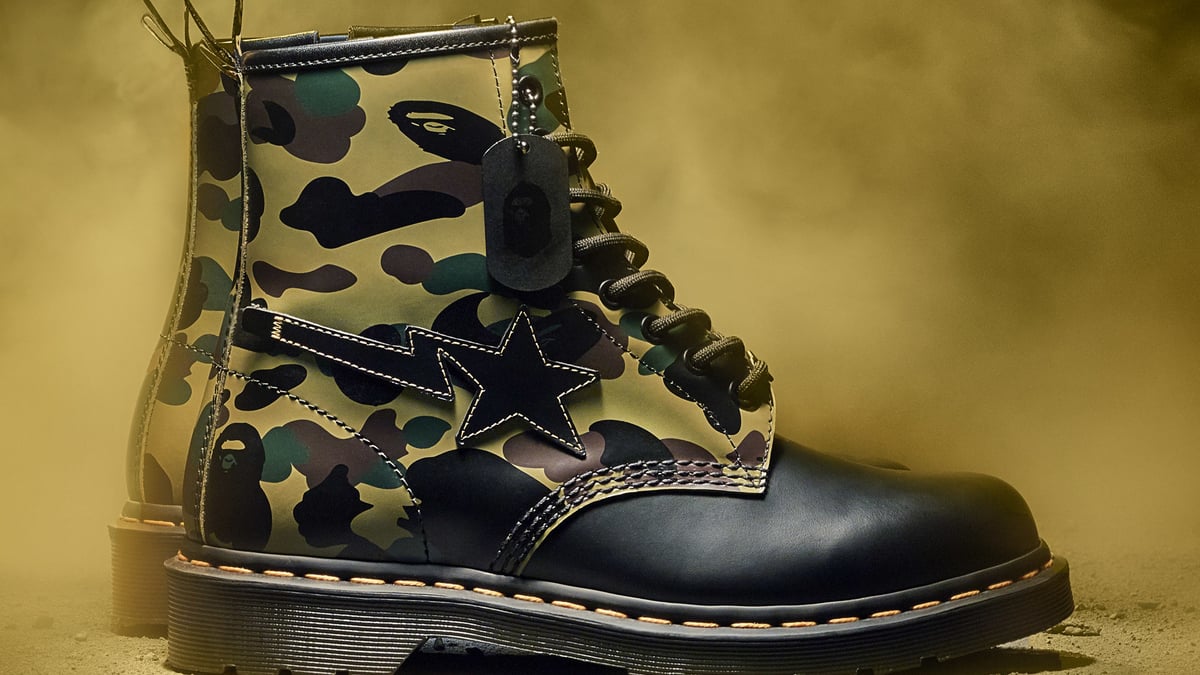 DR. MARTENS X A BATHING APE 60周年 数量限定品 - ブーツ