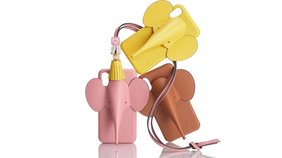 ロエベ☆iPhoneケース☆ゾウ☆iPhoneX  iPhoneXS対応 LOEWE ロエベ スマートフォンケース iPhone X/XSケース ゾウ