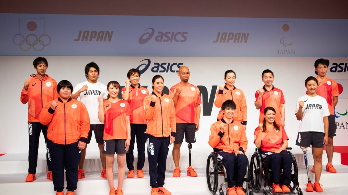 「アシックス」東京五輪日本選手団オフィシャルスポーツウェア 