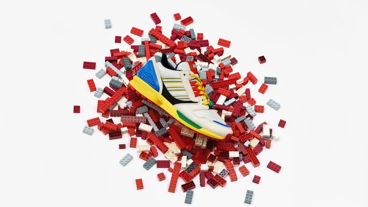 アディダス オリジナルスがレゴとコラボ、「A-ZX」シリーズ最新作を発売