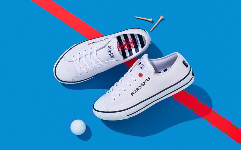 コンバース×パーリーゲイツ、普段のゴルフファッションをアップデート