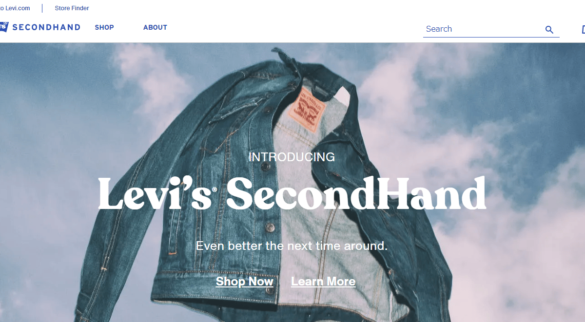 levi's second hand