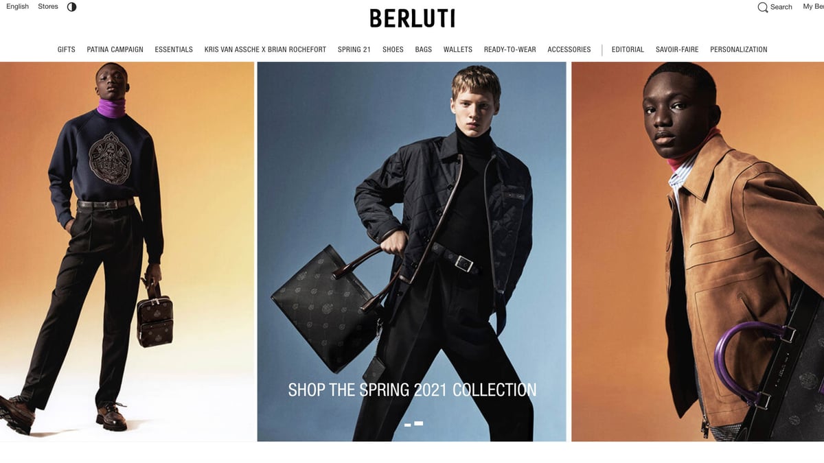 Berluti 1895」レザーブルゾン ベルルッティクリスヴァンアッシュ ...