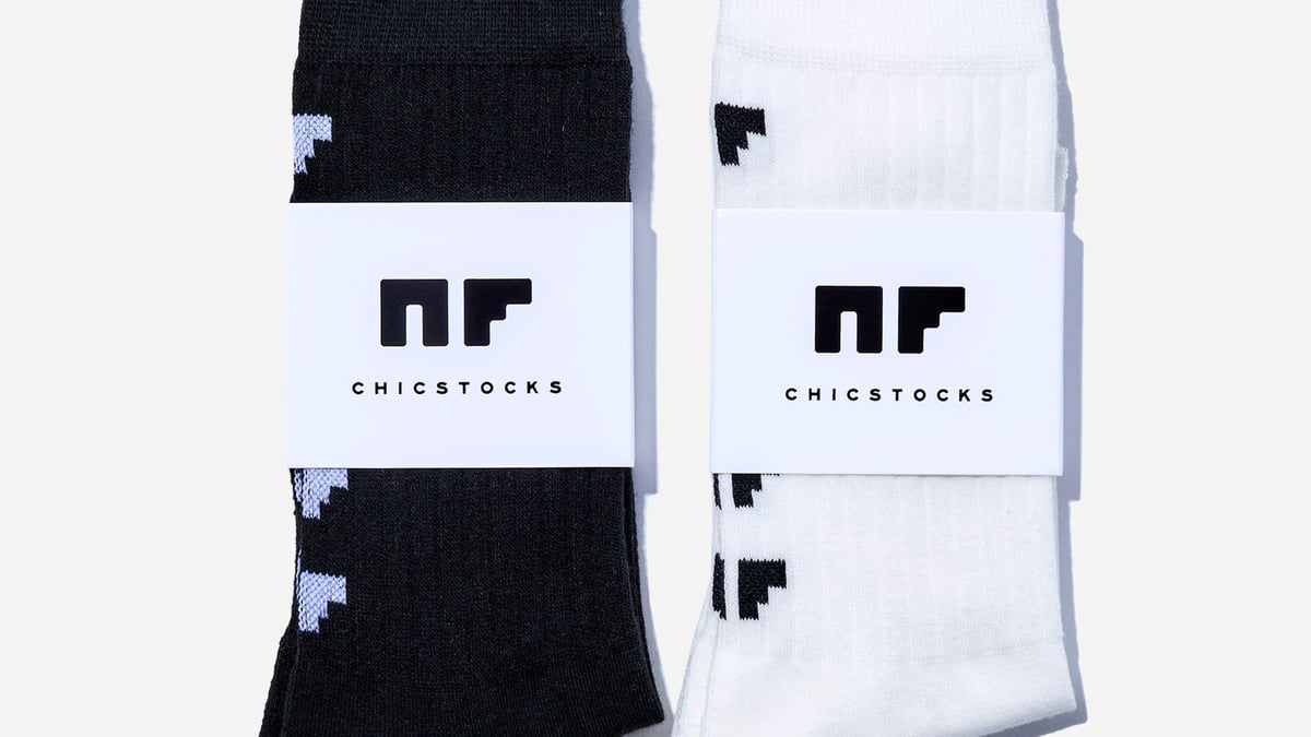 シックストックスが「NF」と再びコラボ、2足セットのソックス発売