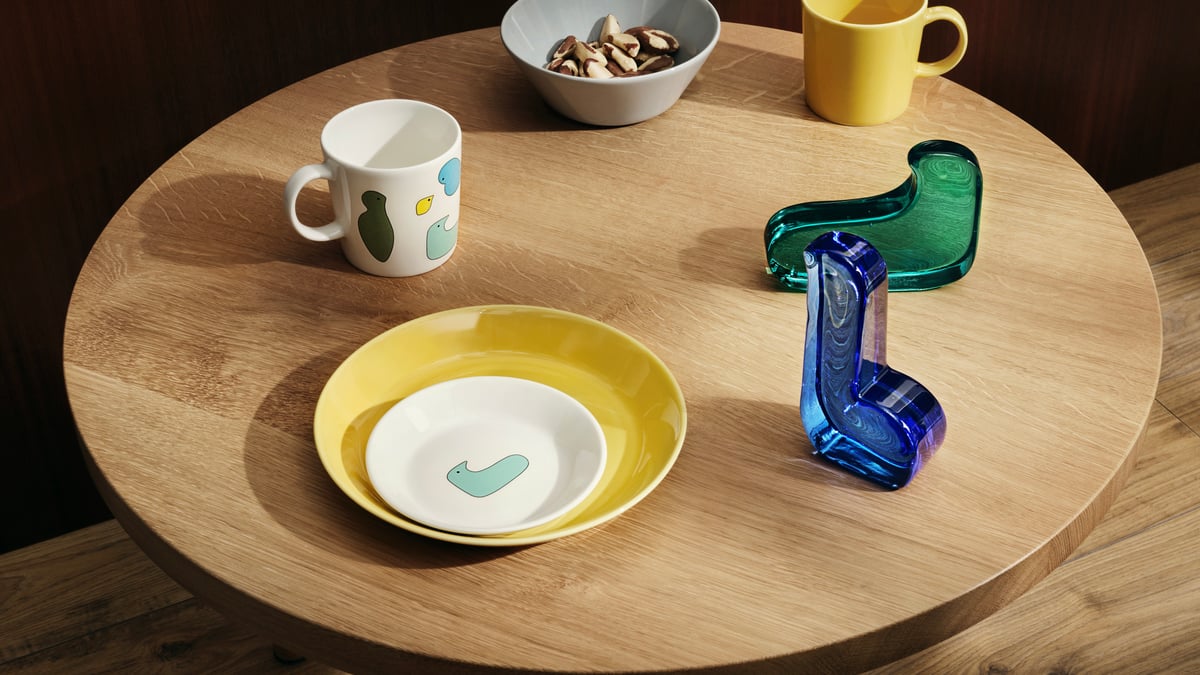 イッタラ×ミナ ペルホネン、皆川明による鳥モチーフのアイテムから新色