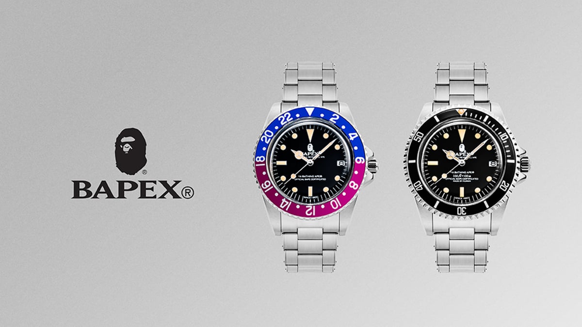 BAPEX エイプ 時計 ベイペックス 初期型 A BATHING APE - 腕時計(アナログ)