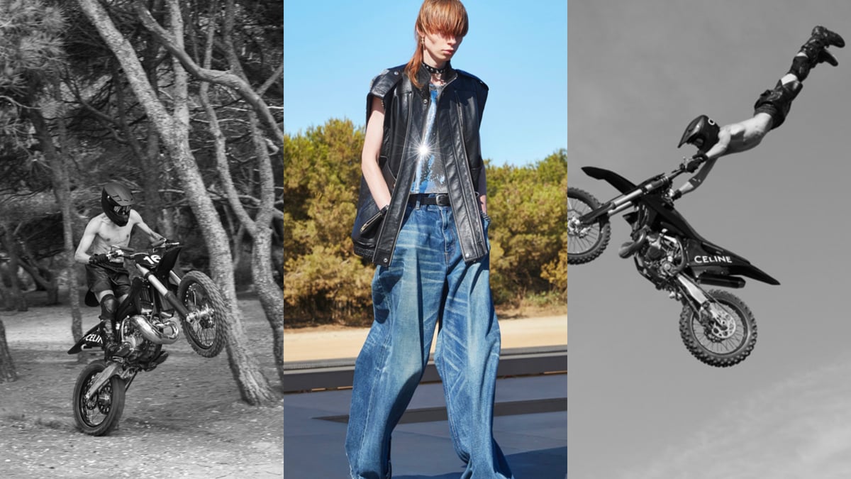 非売品 COSMIC CRUISER & CELINE HOMME トートバッグ セリーヌ オム、90年代のバギーデニムでウルトラルーズを提案 22年